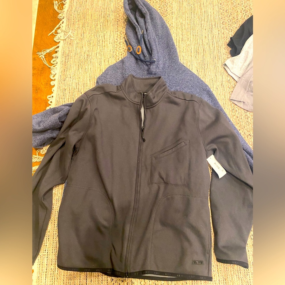 2 sweatshirt & jacket brand new w/ tags Hurley & Quicksilver